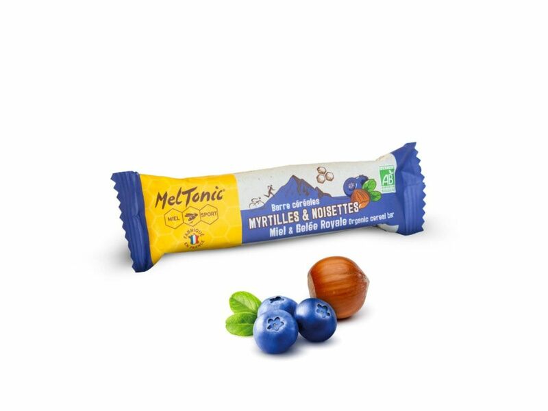 Meltonic Organic Cereal Bar - Blueberry & Hazelnut flavor