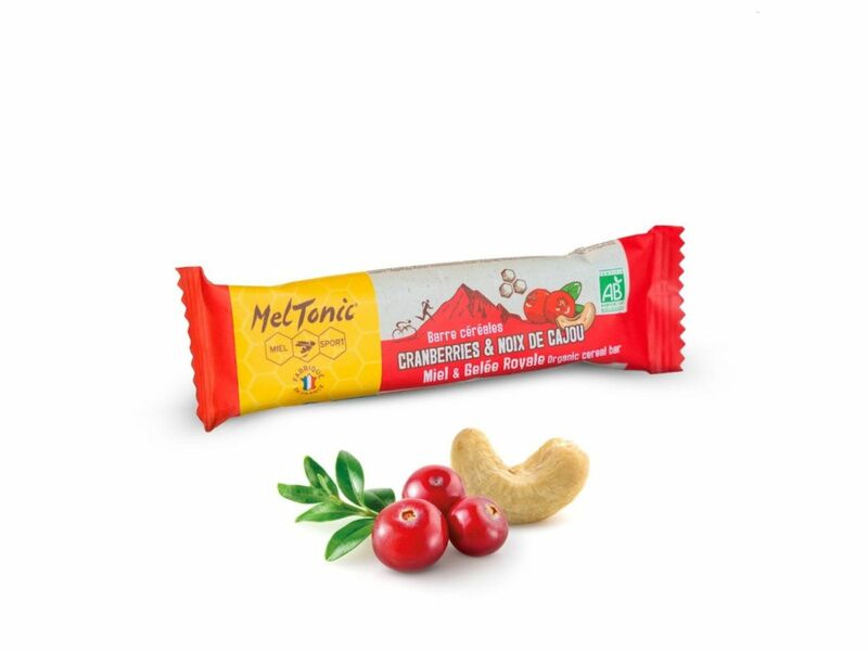 Meltonic Organic Cereal Bar - Cranberry & Cashew flavor