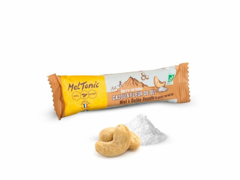 Meltonic Organic Cereal Bar - Cashew & Sea Salt flavor