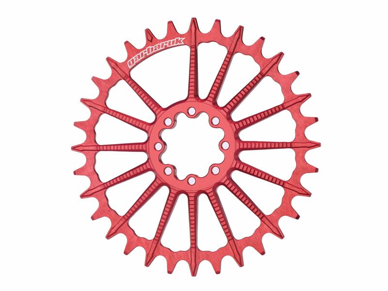 Garbaruk Plateau Ovale Direct Mount Sram 8 vis - Rouge