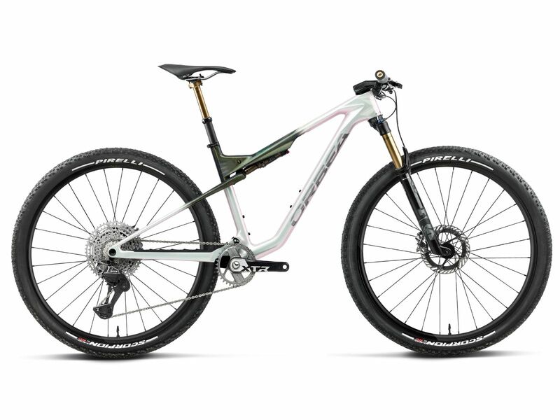 Orbea VTT OIZ M-Team Factory Iris White / Seaweed Carbon View (Gloss) 2027
