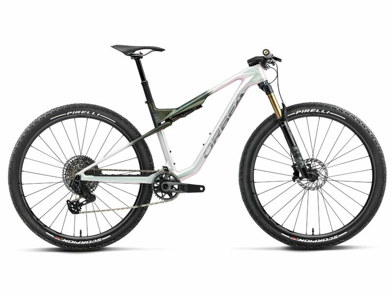 Orbea VTT OIZ M-Team AXS Iris White / Seaweed Carbon View (Gloss) 2027