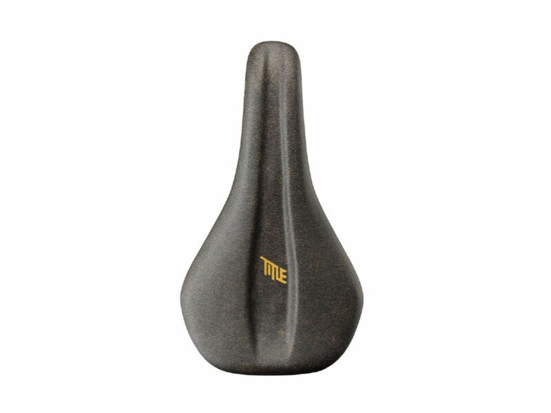 Title MS2 MTB Saddle Black and Gold