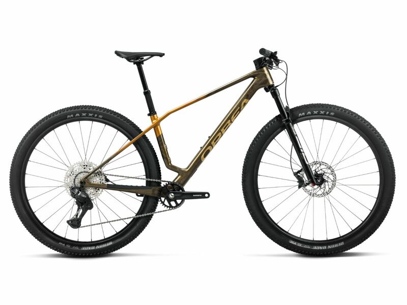 Orbea Alma M20 MTB Caramel Carbon View / Leo Orange (Gloss) 2027